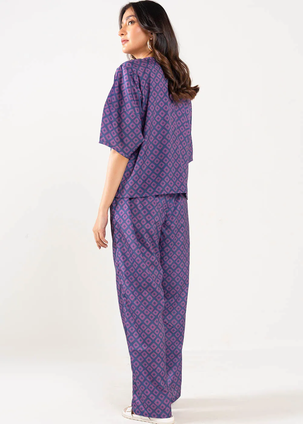 2 PC Printed Silk Outfit