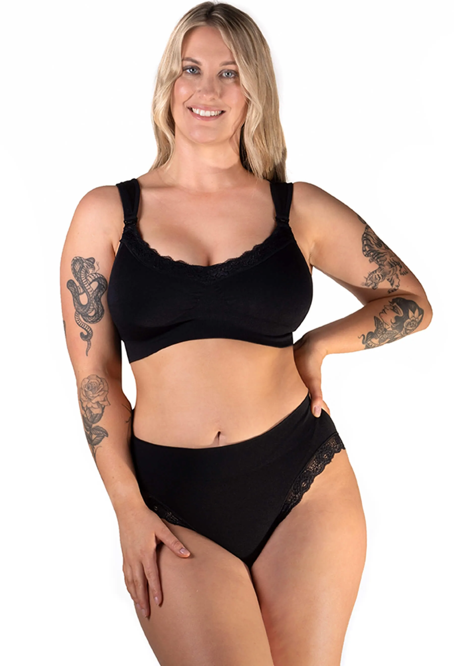 3 Pack Cushion Padded Strap Wire Free Maternity and Nursing Bra   Bra Extender Set