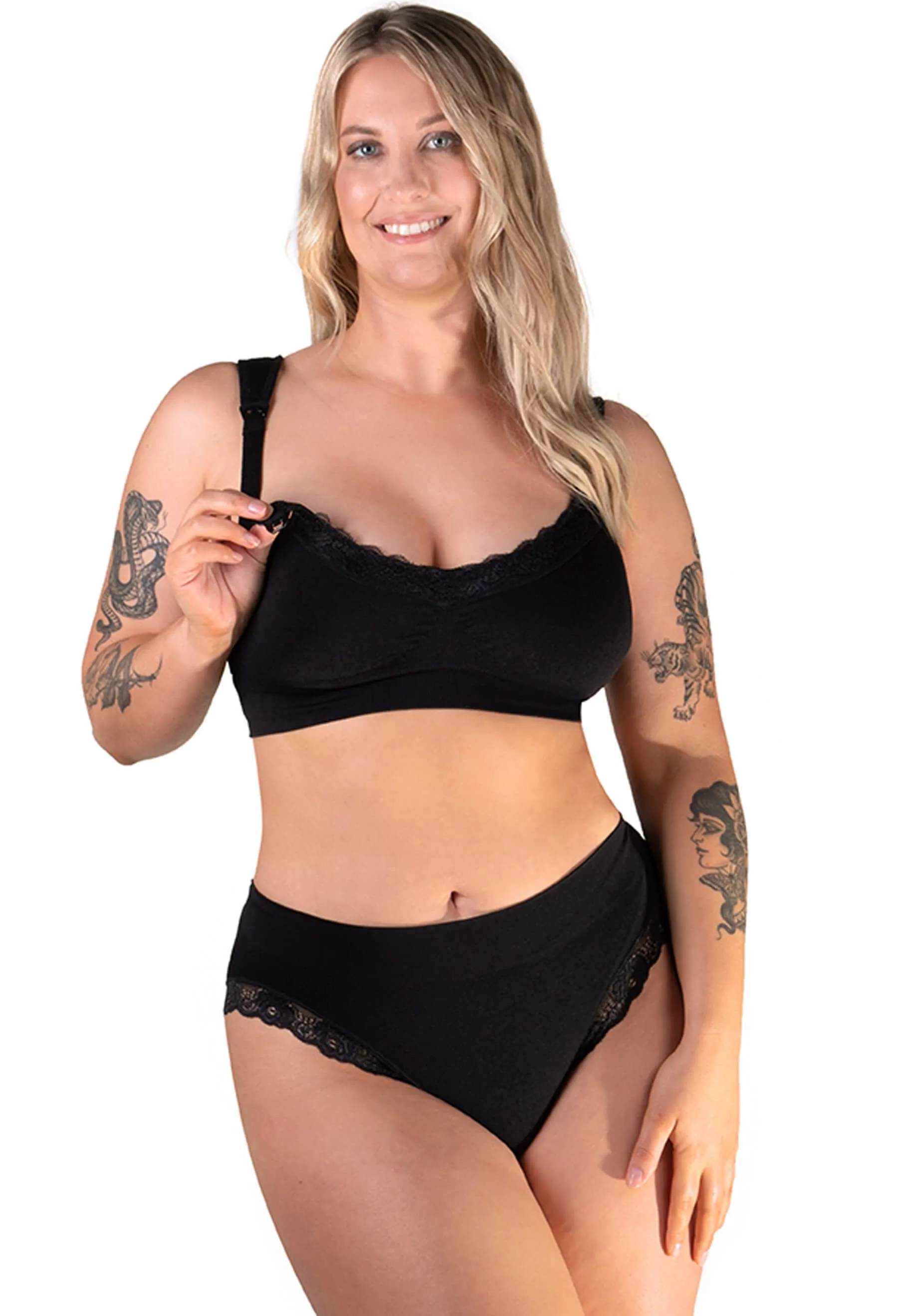 3 Pack Cushion Padded Strap Wire Free Maternity and Nursing Bra   Bra Extender Set