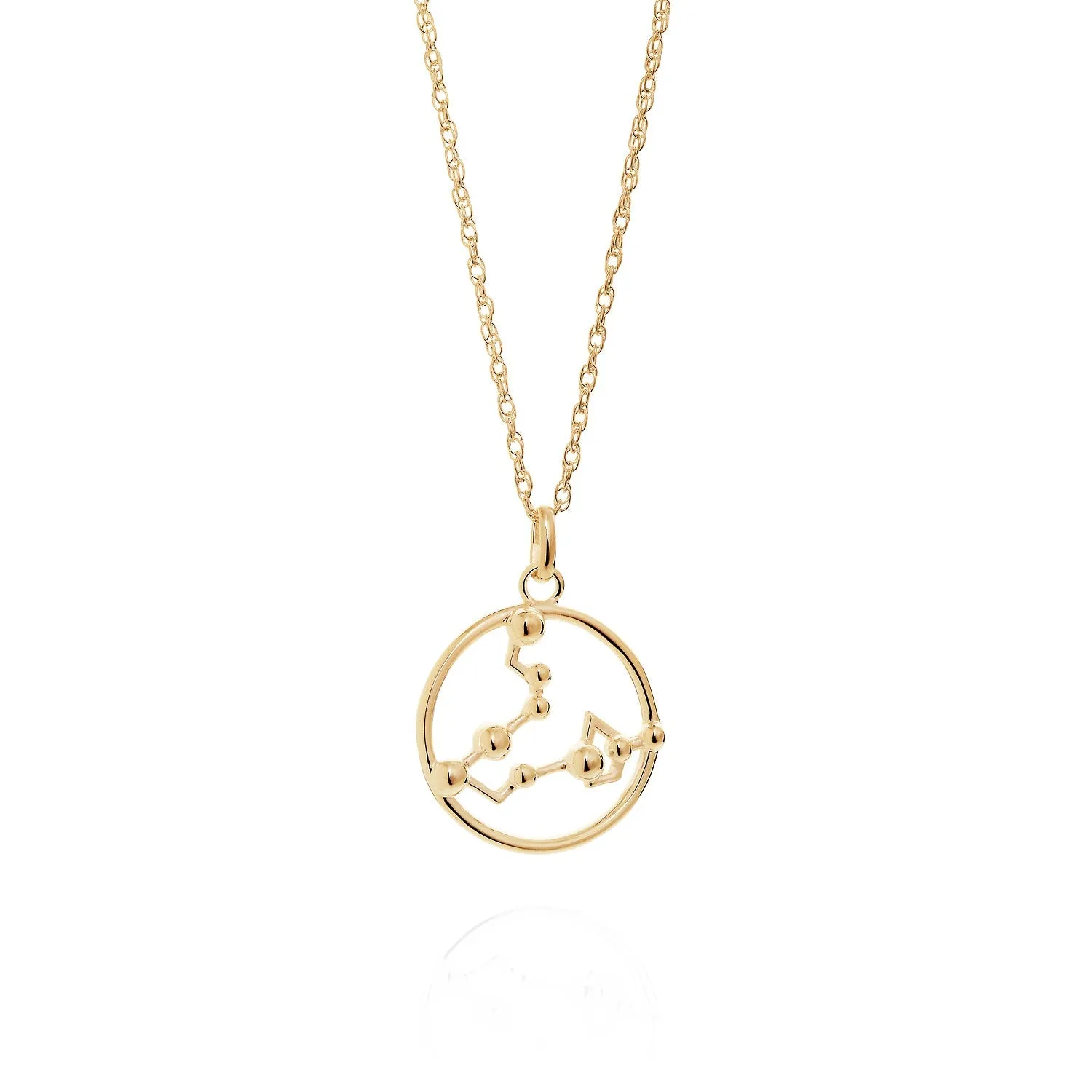 9ct Gold Astrology Necklace by Yasmin Everley
