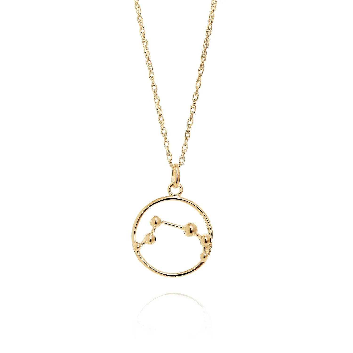 9ct Gold Astrology Necklace by Yasmin Everley
