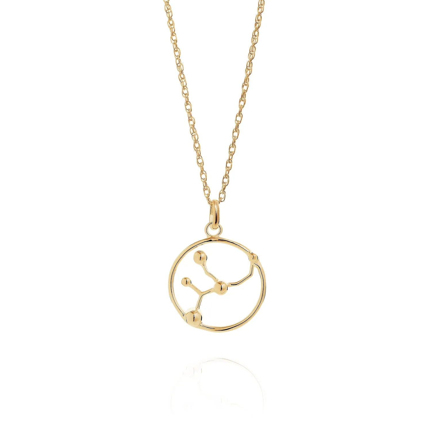 9ct Gold Astrology Necklace by Yasmin Everley