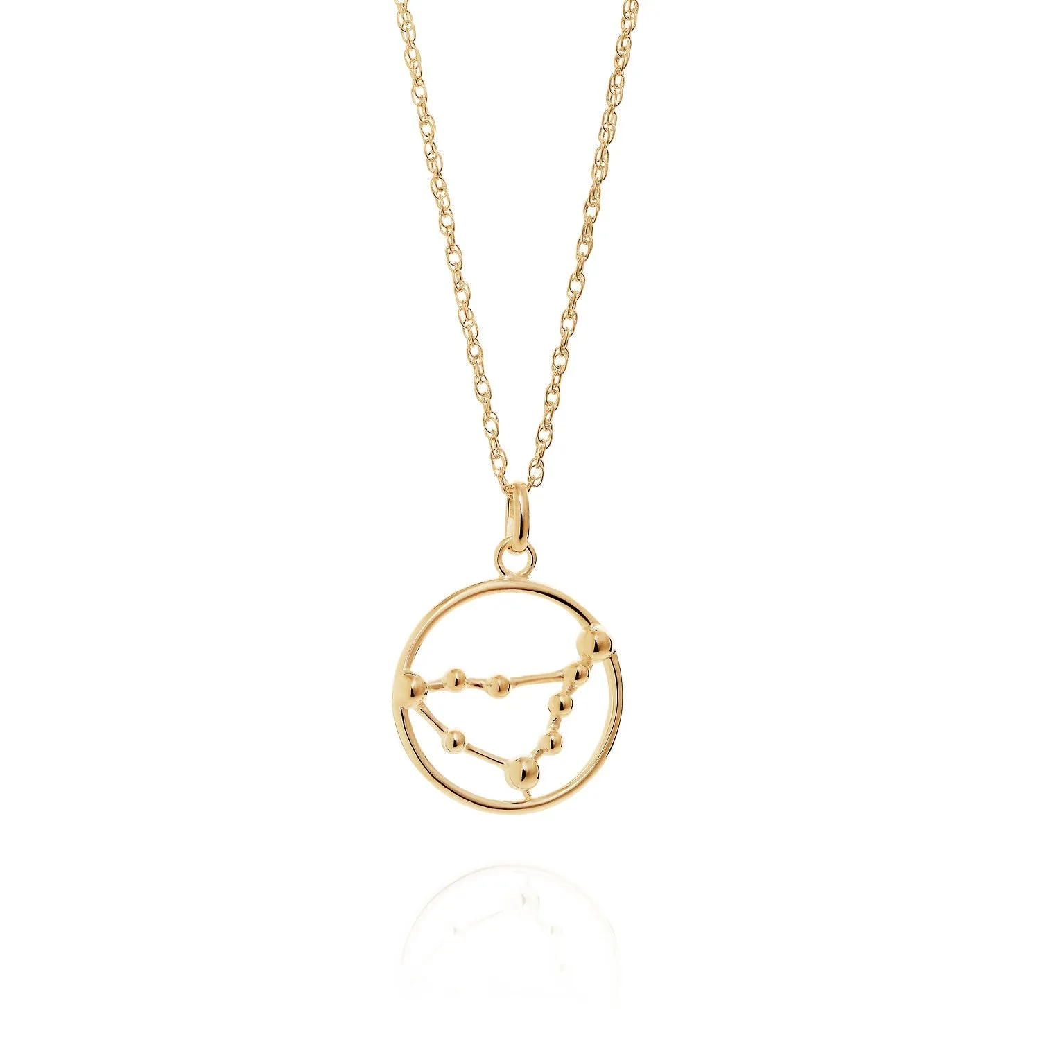 9ct Gold Astrology Necklace by Yasmin Everley