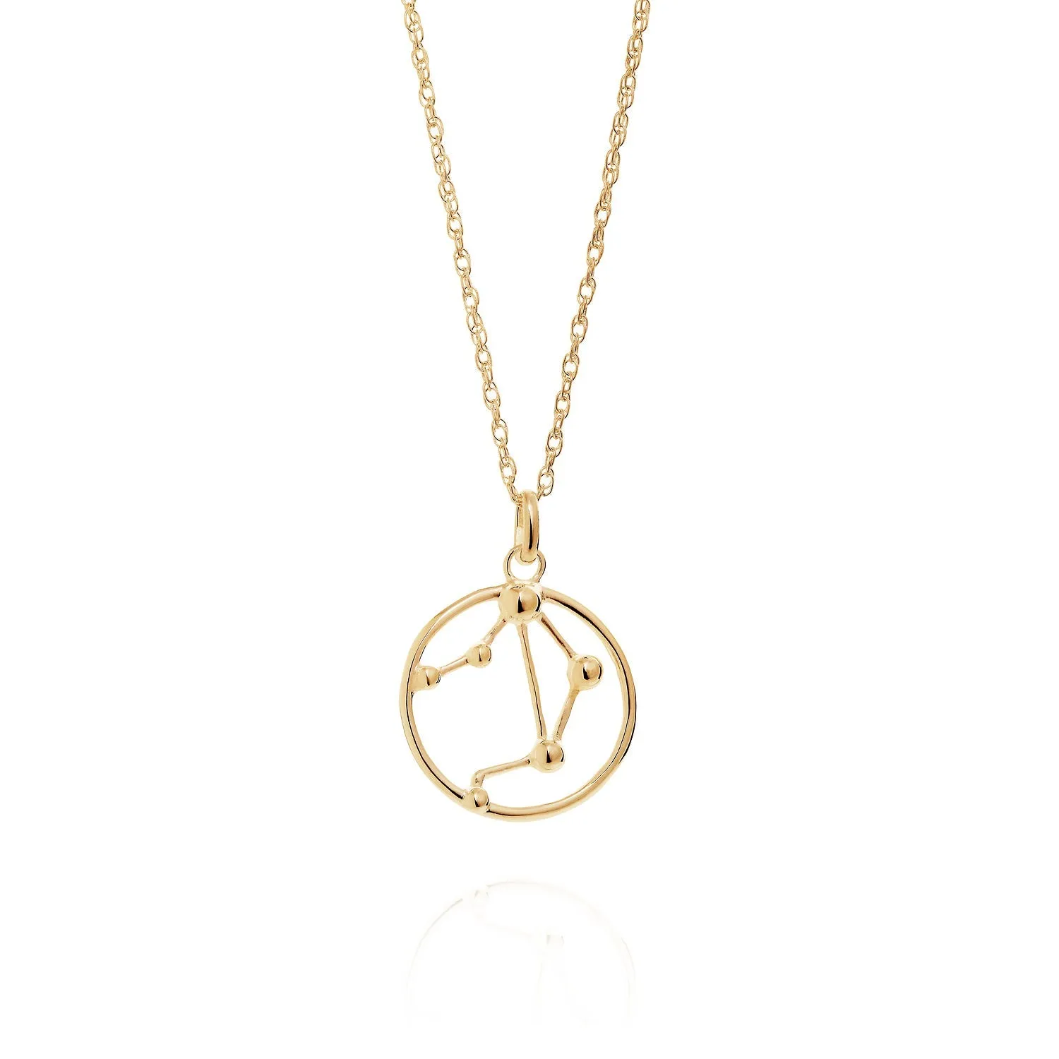 9ct Gold Astrology Necklace by Yasmin Everley