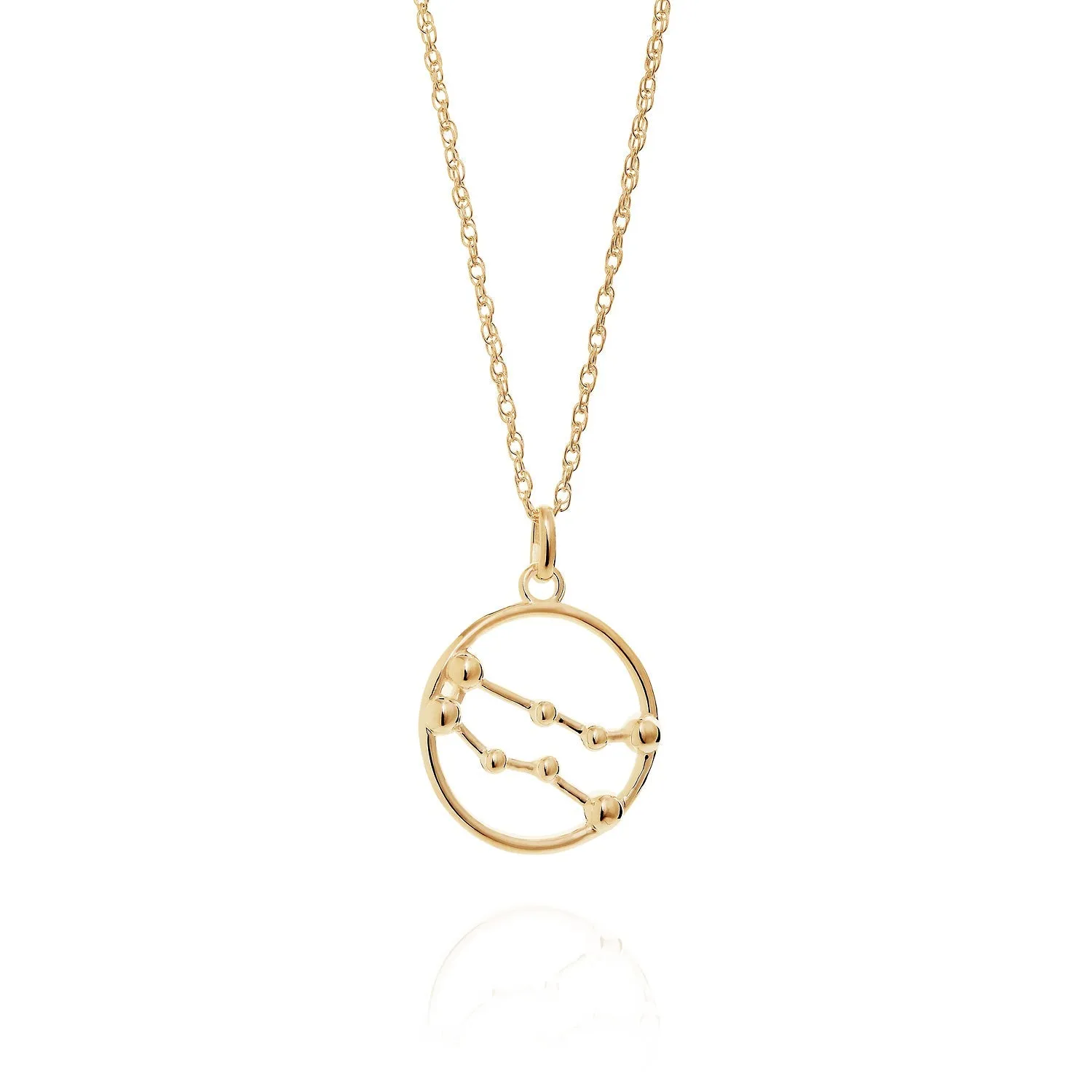 9ct Gold Astrology Necklace by Yasmin Everley
