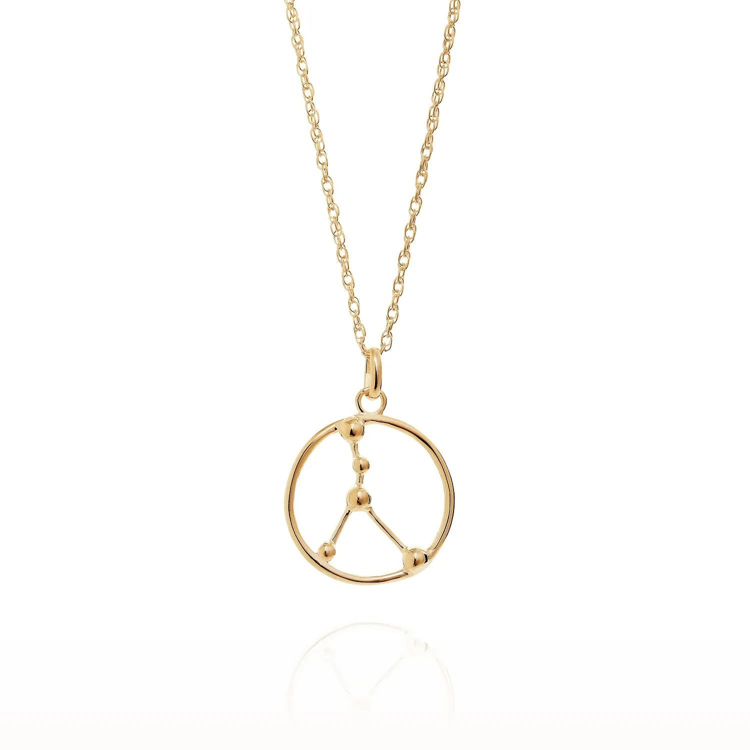 9ct Gold Astrology Necklace by Yasmin Everley