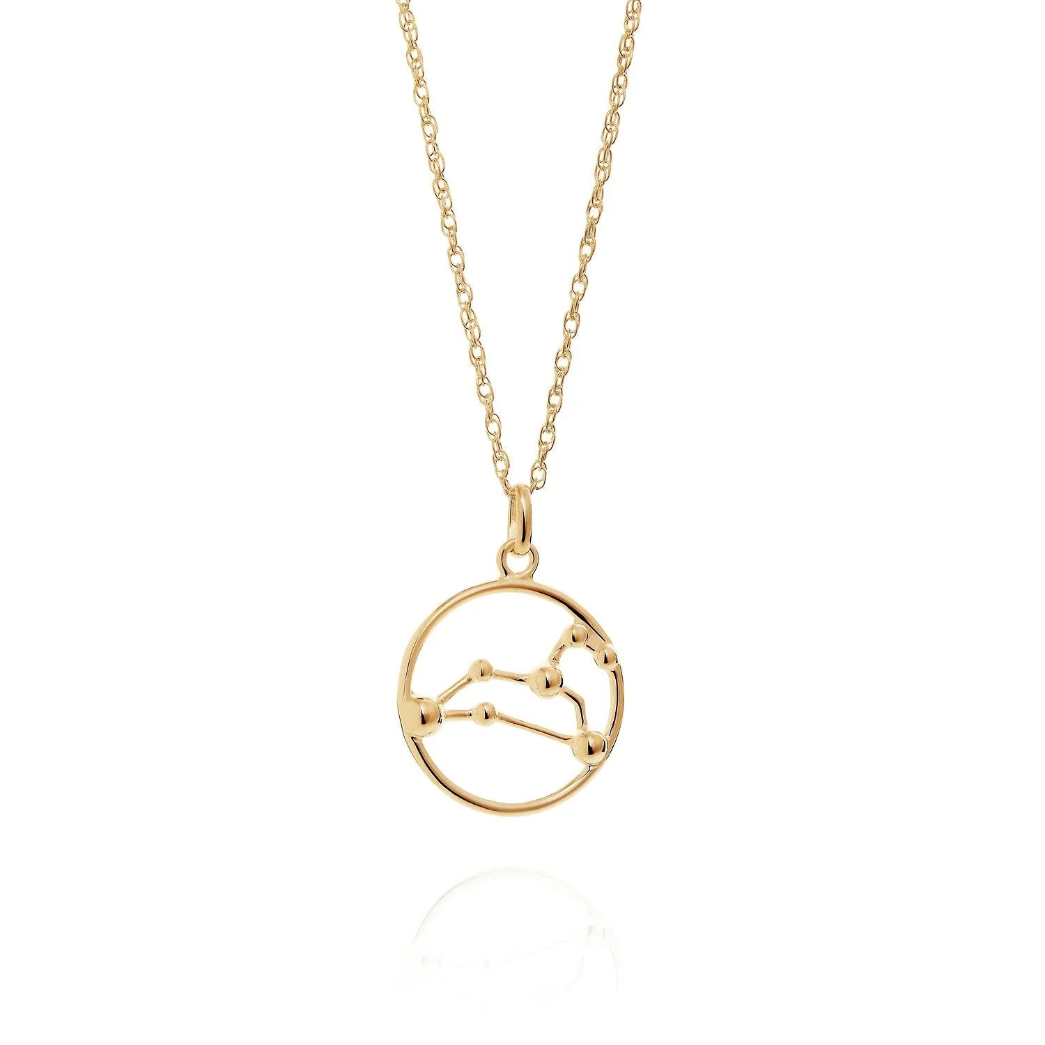 9ct Gold Astrology Necklace by Yasmin Everley