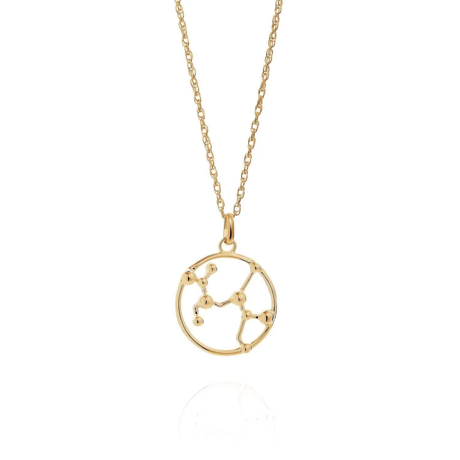 9ct Gold Astrology Necklace by Yasmin Everley