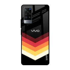 Abstract Arrow Pattern Glass Case For Vivo X60