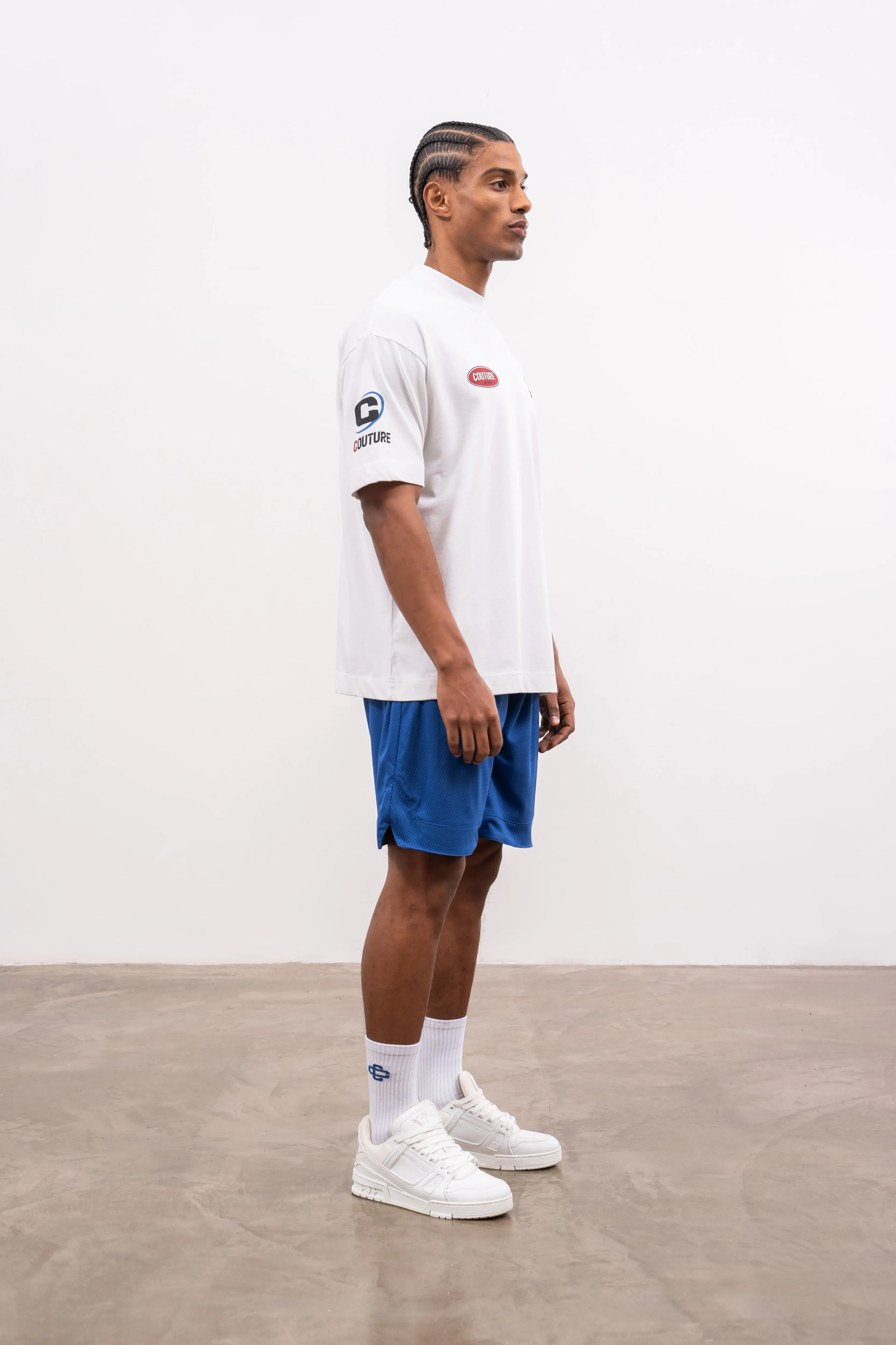 AIRTEX PANELLED SHORTS - BLUE