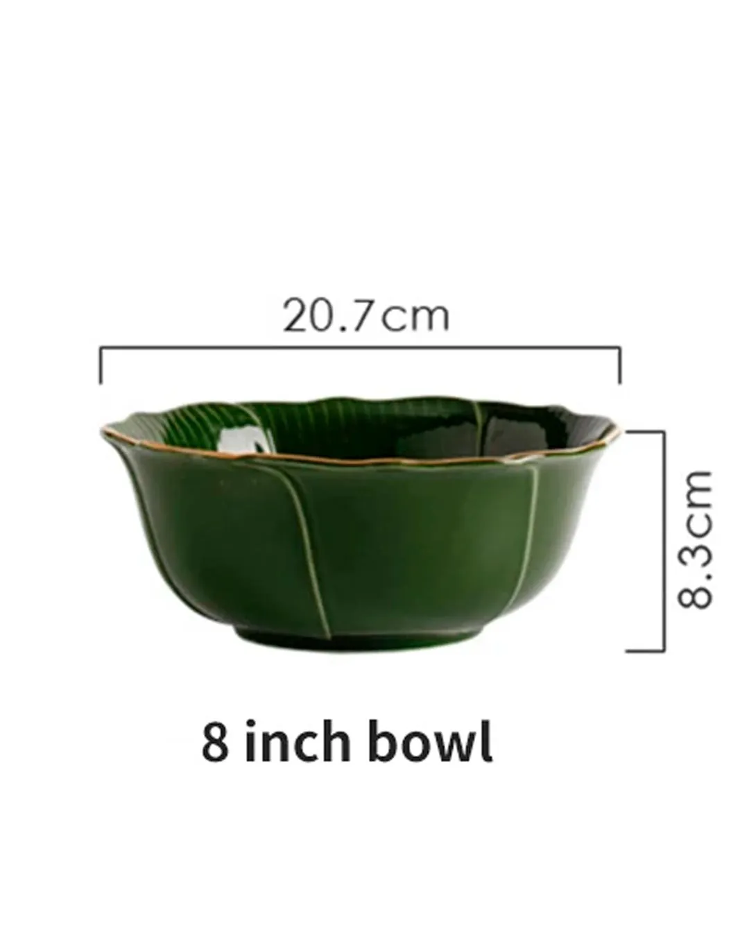 Amalfiee Green Serving Bowl - Large
