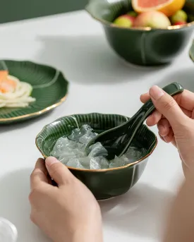 Amalfiee Green Serving Bowl - Large