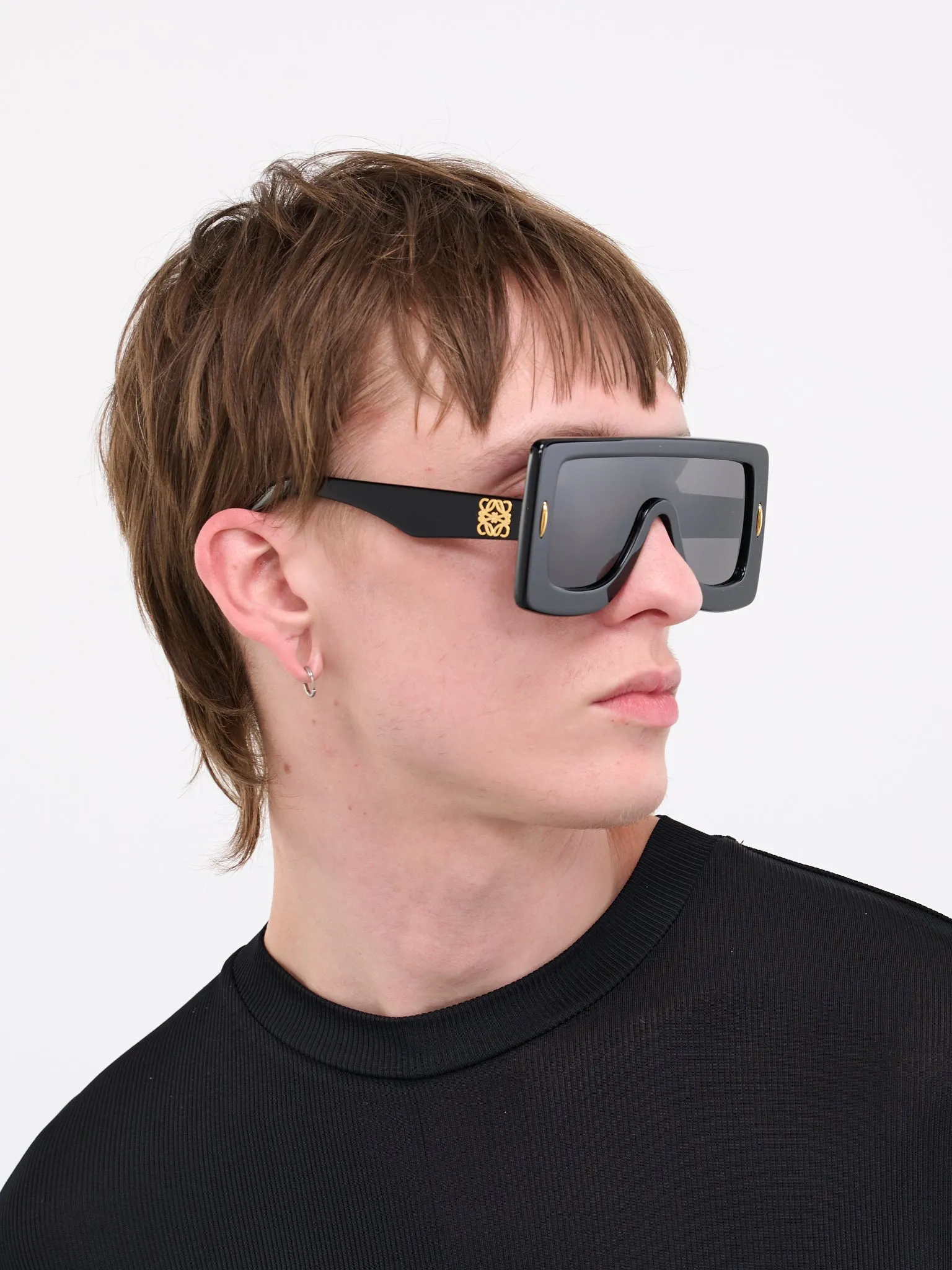 Anagram Mask Sunglasses (40104I-0001A-BLACK)