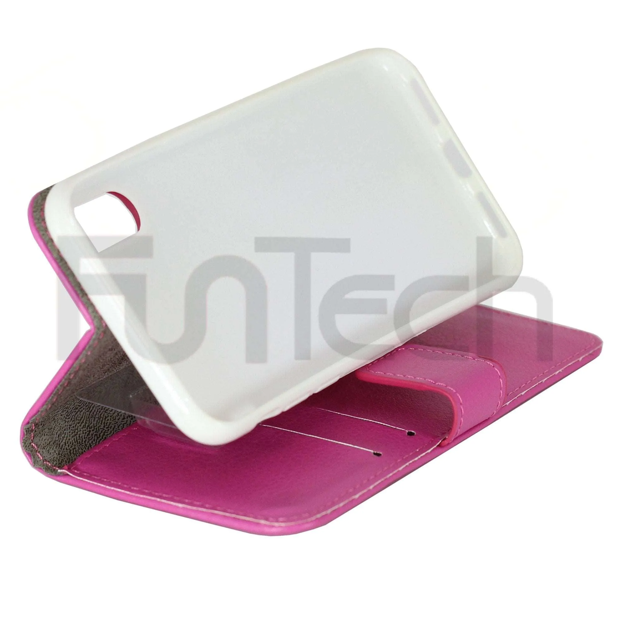 Apple iPhone X & XS Leather Case Pink