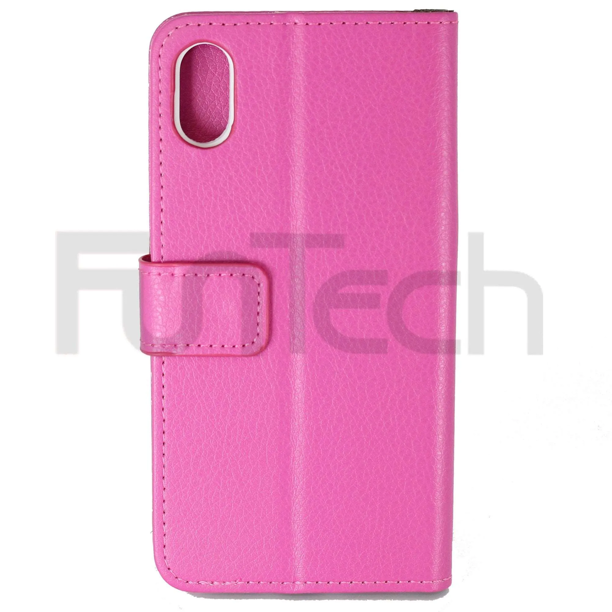 Apple iPhone X & XS Leather Case Pink
