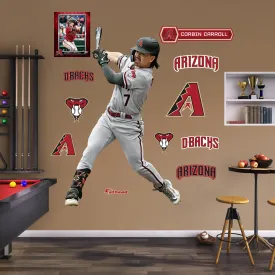 Arizona Diamondbacks: Corbin Carroll  Swing        - Officially Licensed MLB Removable     Adhesive Decal