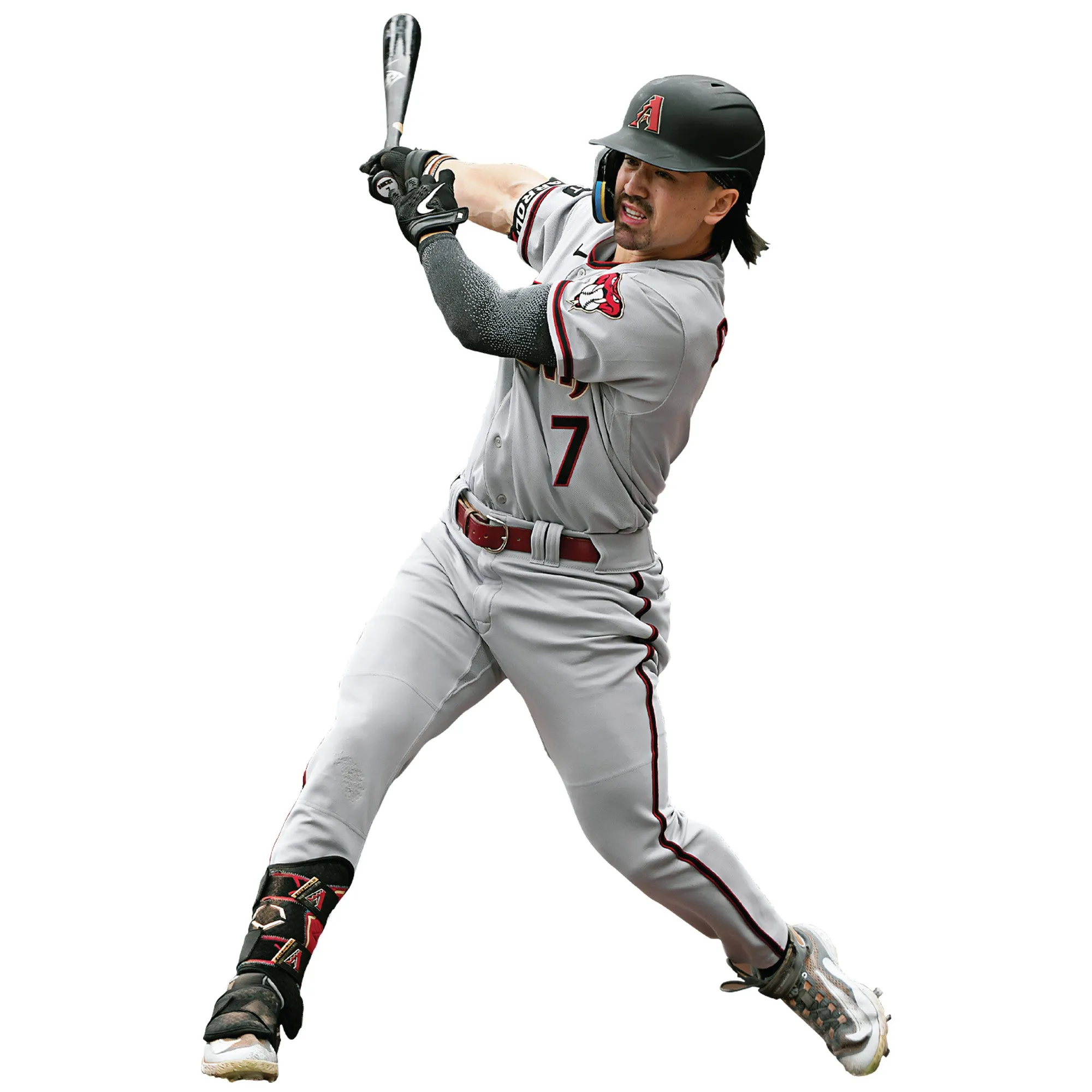 Arizona Diamondbacks: Corbin Carroll  Swing        - Officially Licensed MLB Removable     Adhesive Decal