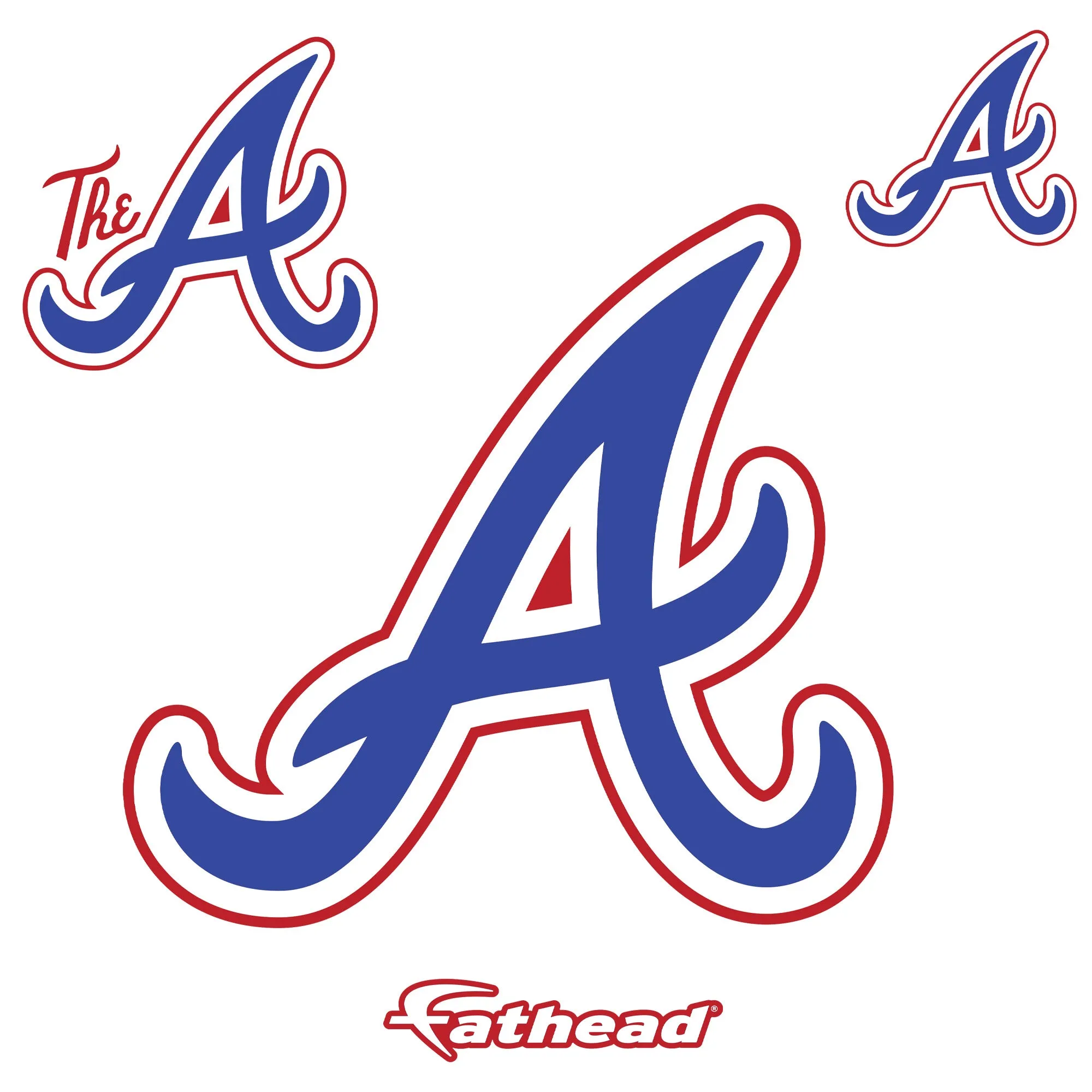 Atlanta Braves:  City Connect Logo        - Officially Licensed MLB Removable     Adhesive Decal
