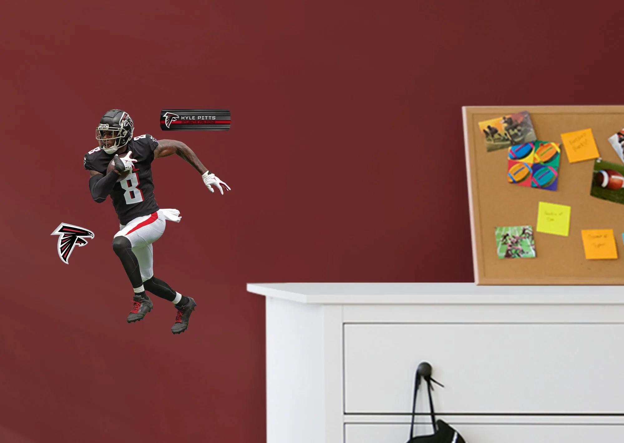 Atlanta Falcons: Kyle Pitts - Officially Licensed NFL Removable Adhesive Decal