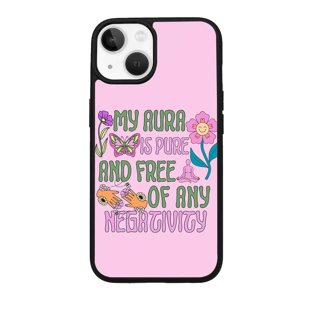 Aura Is Pure Glossy Metal Case Cover For iPhone