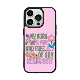 Aura Is Pure Glossy Metal Case Cover For iPhone