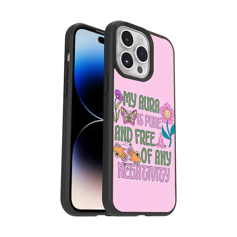 Aura Is Pure Glossy Metal Case Cover For iPhone