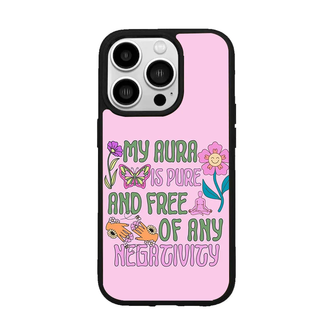 Aura Is Pure Glossy Metal Case Cover For iPhone