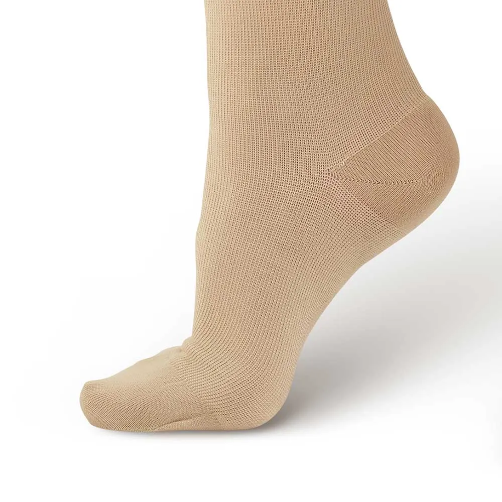 AW Style 169 Women's Cotton Travel Knee High Socks - 15-20 mmHg