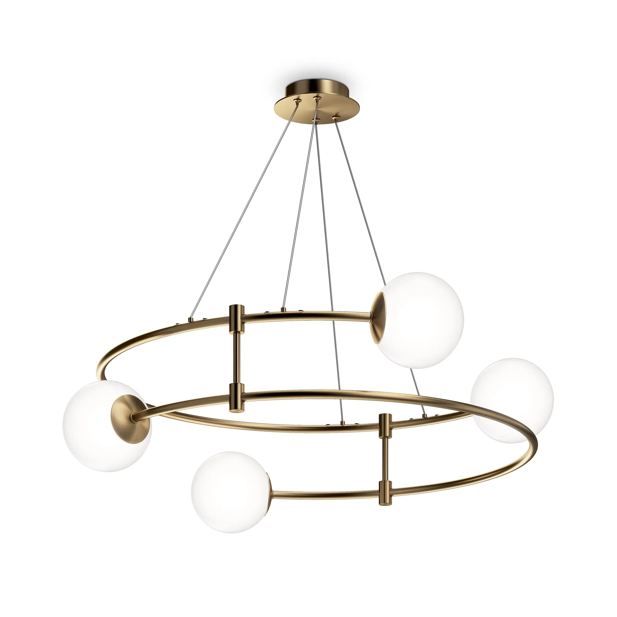 Balance 4/6Lt Centre Light -  Gold Finish