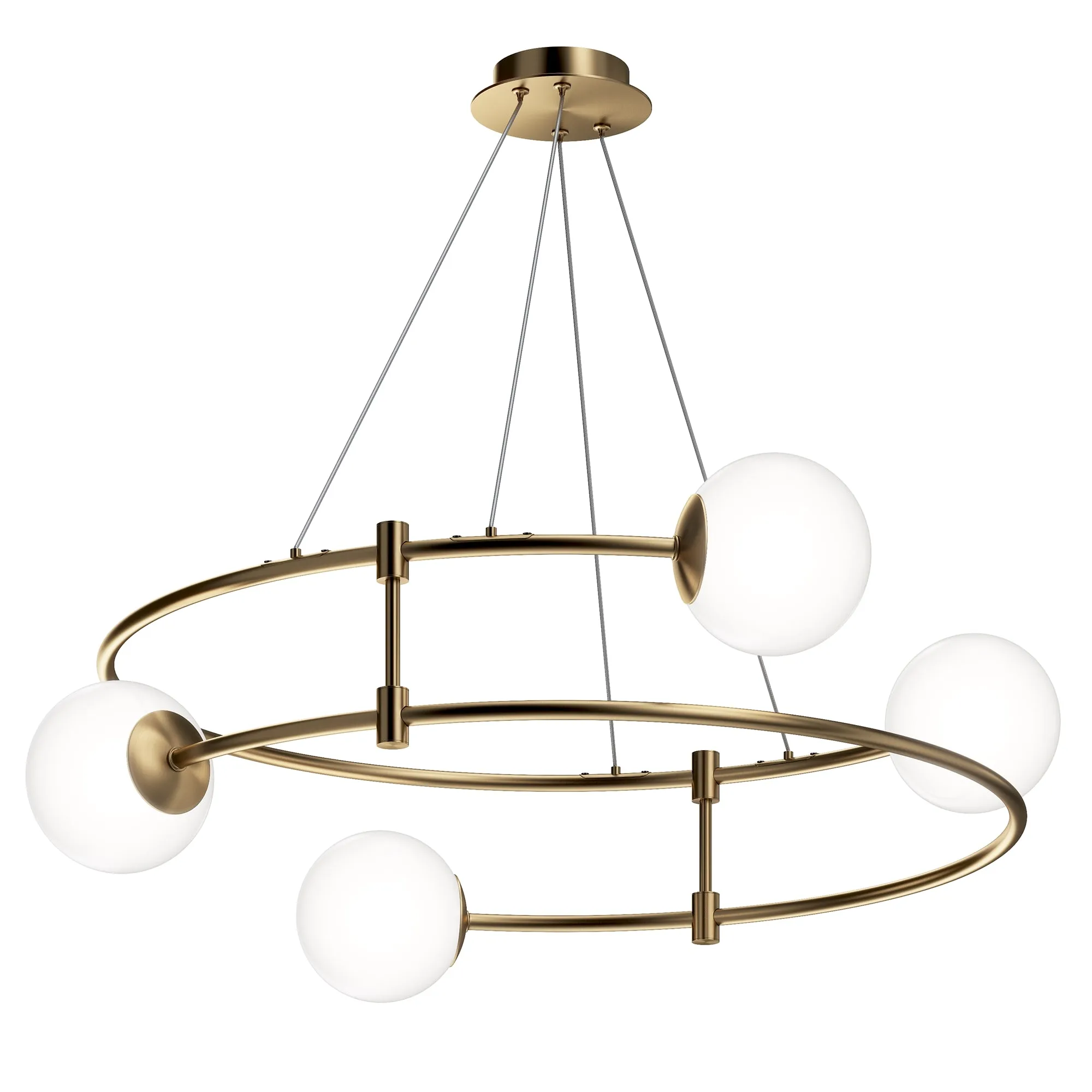 Balance 4/6Lt Centre Light -  Gold Finish