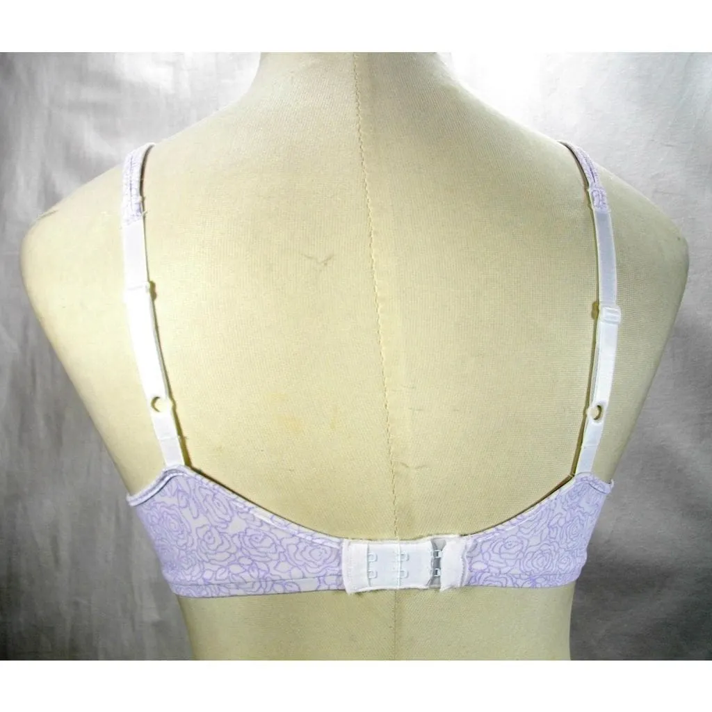 Bali 3383 Passion For Comfort Underwire Bra 38D Lavender Floral NWT