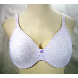 Bali 3383 S383 Passion For Comfort Underwire Bra 36C Lavender Floral NWT