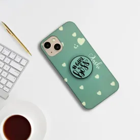 Be Loved Heart Phone Case Cover For iPhone Color Sky Blue For iPhone