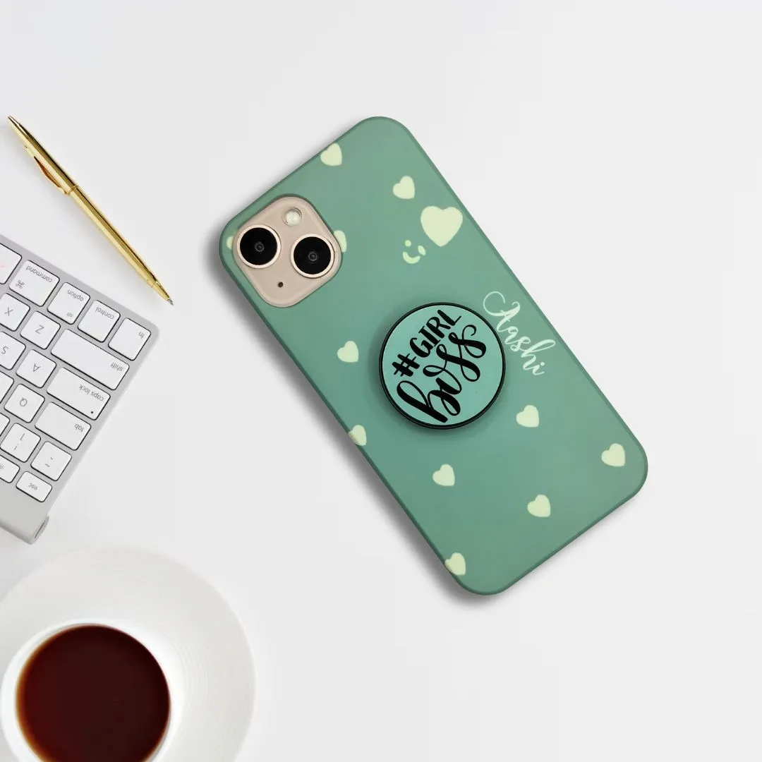 Be Loved Heart Phone Case Cover For iPhone Color Sky Blue For iPhone