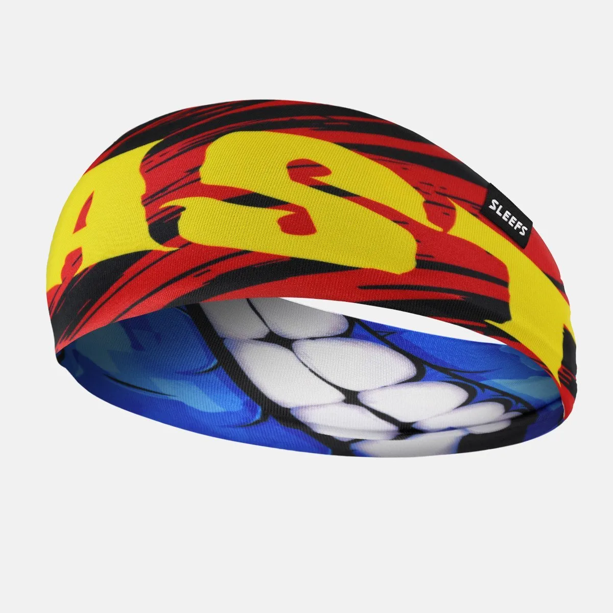 Beast Monster Blue Double-sided Wide Headband