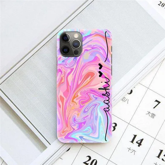 Beautiful Colorful Marble Slim Phone Case Cover For Oppo