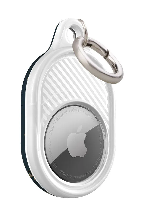 Bees Lux AirTag Case (Green & Gold)