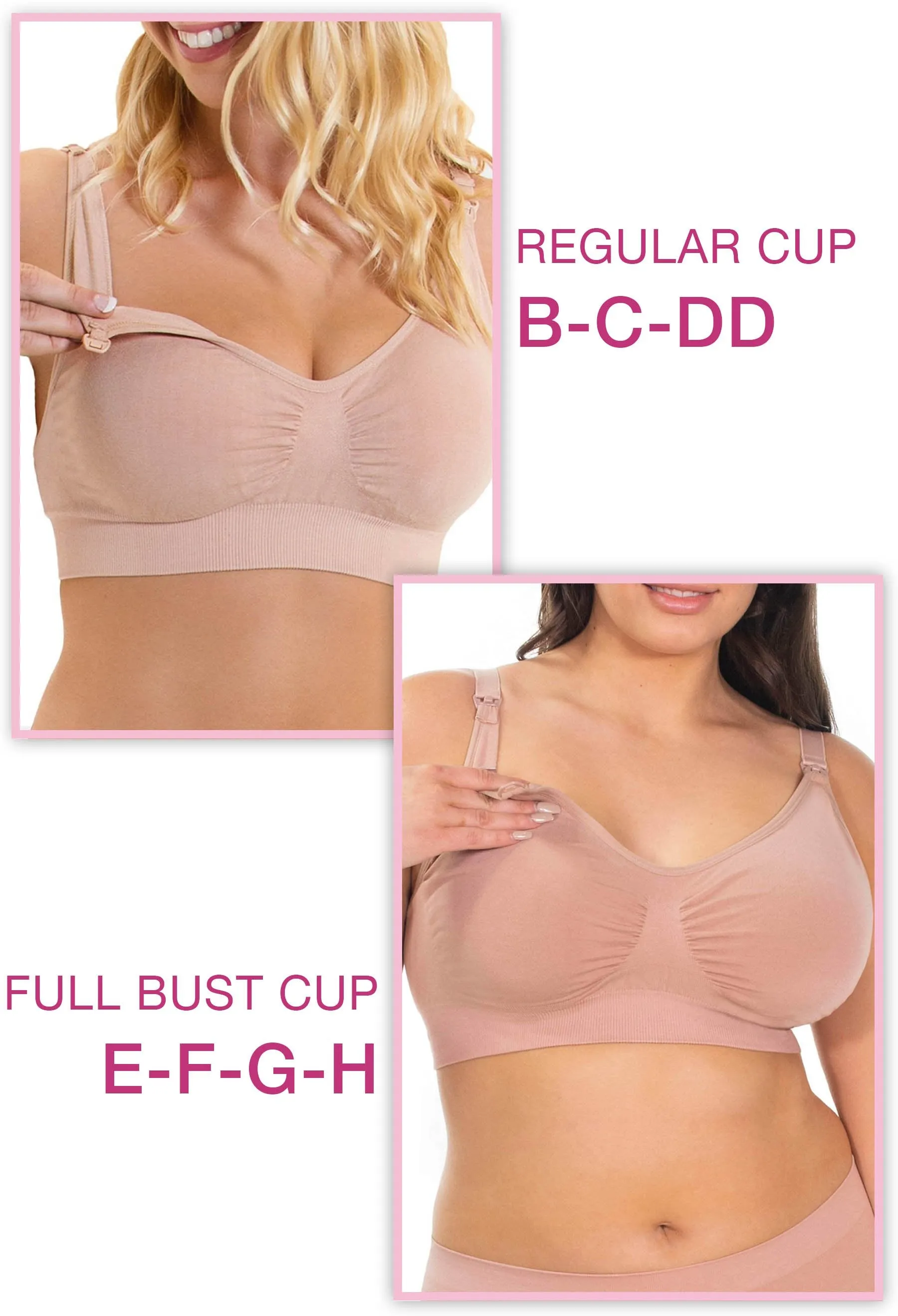 Black Bamboo Nursing Bra   High Cut Undies Set With FREE Eco-Friendly Reusable Nursing Pads