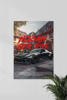 BLACK NISSAN GTR R35 | CONCEPT CARS #04 | CAR POSTERS
