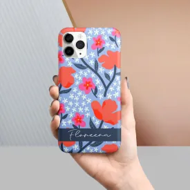 Blossom Motif Slim Phone Case Cover For iPhone