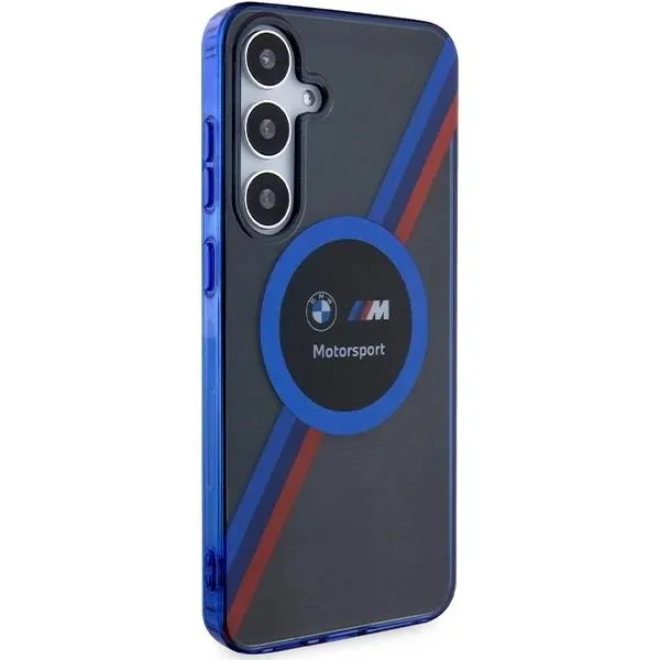 BMW Motorsport IML Circle Hard Case with MagSafe for Samsung Galaxy S24 6.2" Black - BMHMS24S23HTPUK