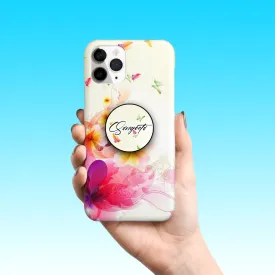 Butterfly Floral Slim Phone Case Cover For iPhone