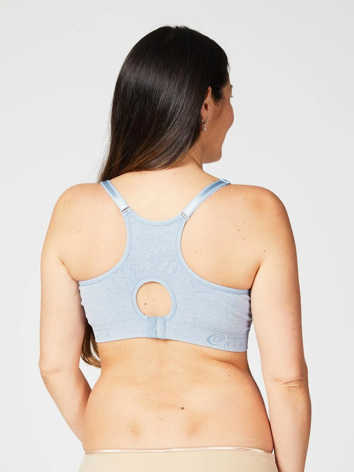 Cake Maternity Cotton Candy Nursing Bra - Heather Blue