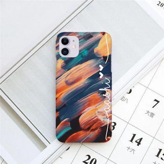 Canvas Print Slim Phone Case Cover For Samsung
