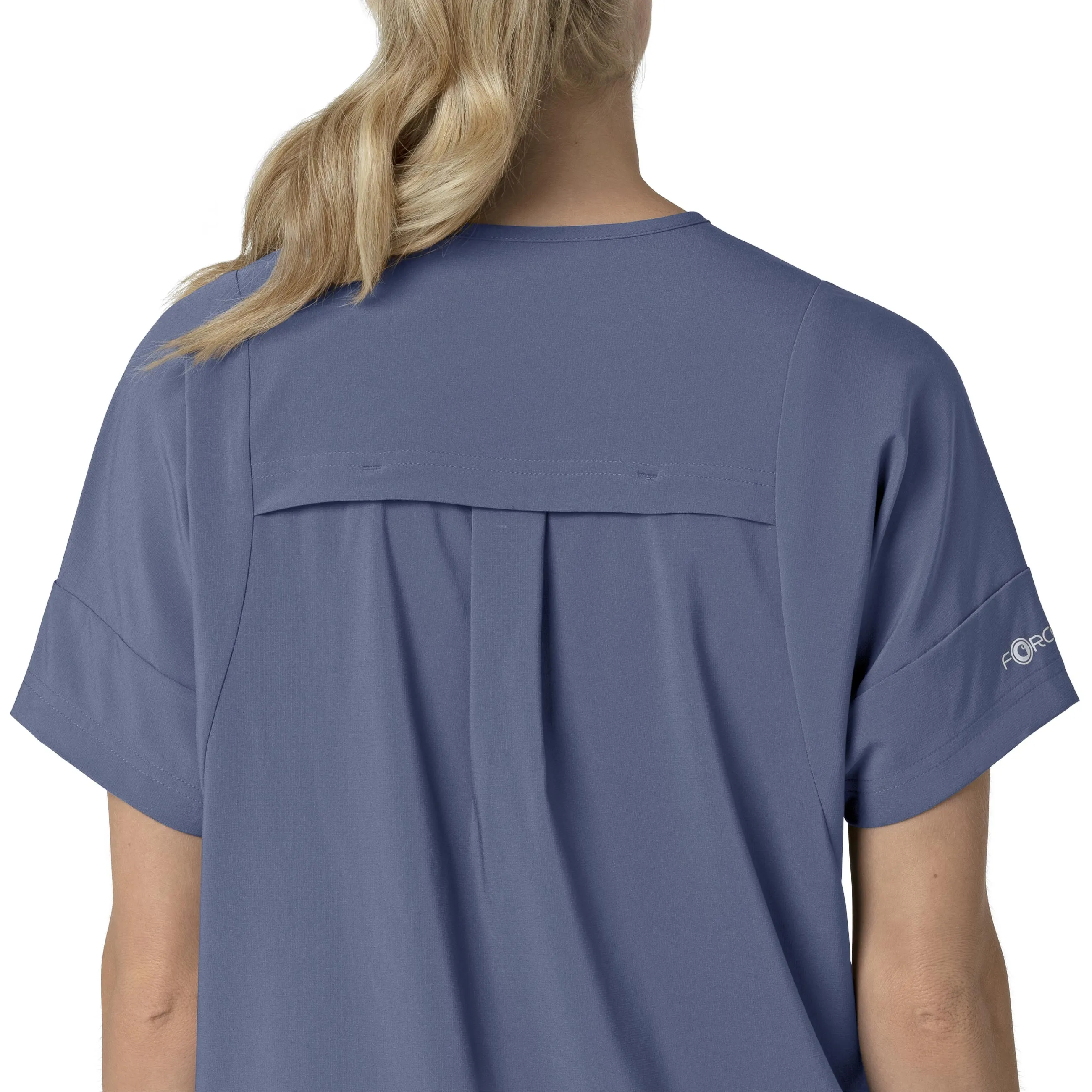Carhartt Force Cross-Flex Women's Oversized V-Neck Scrub Top - Riverside