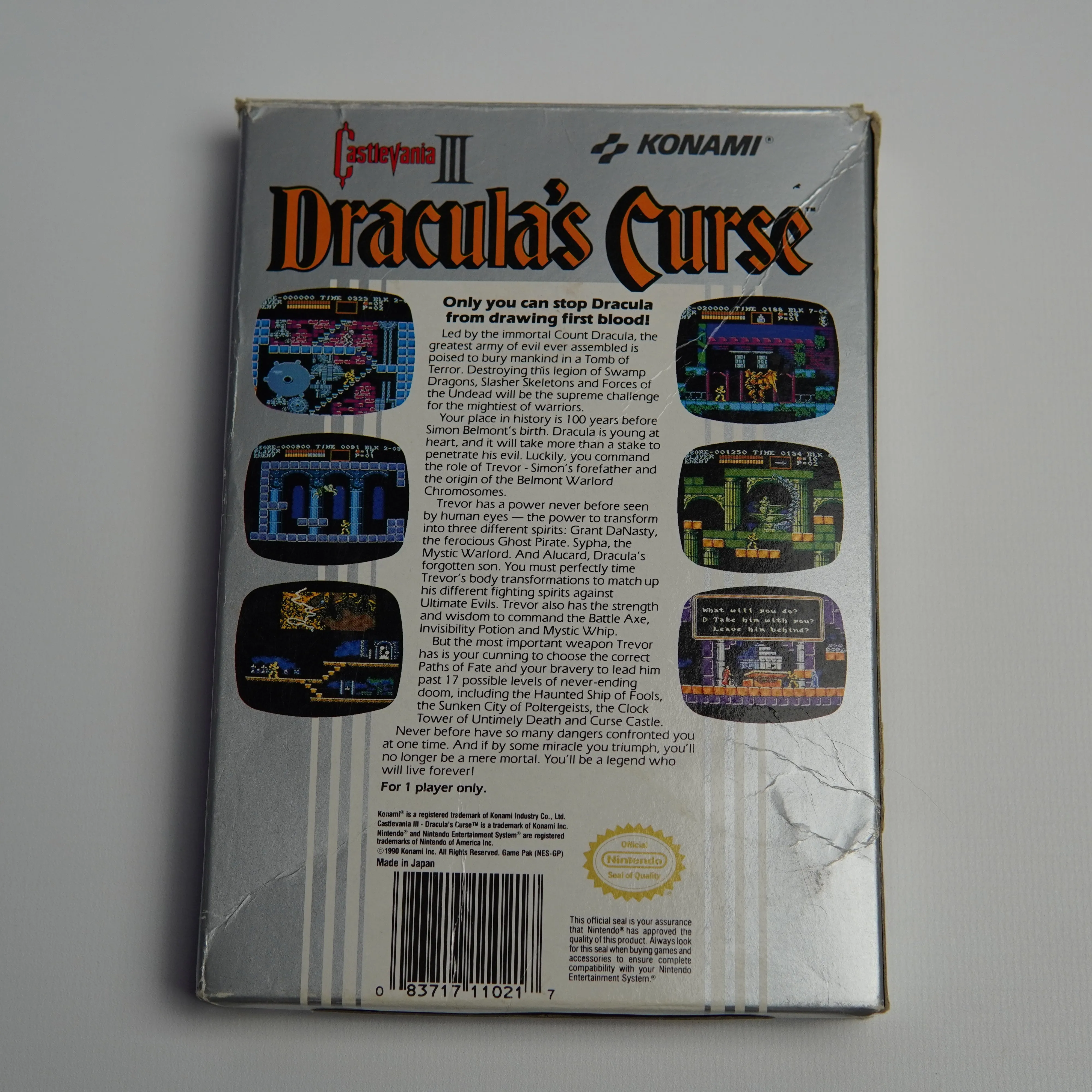 Castlevania III Dracula's Curse - NES (Complete in Box)