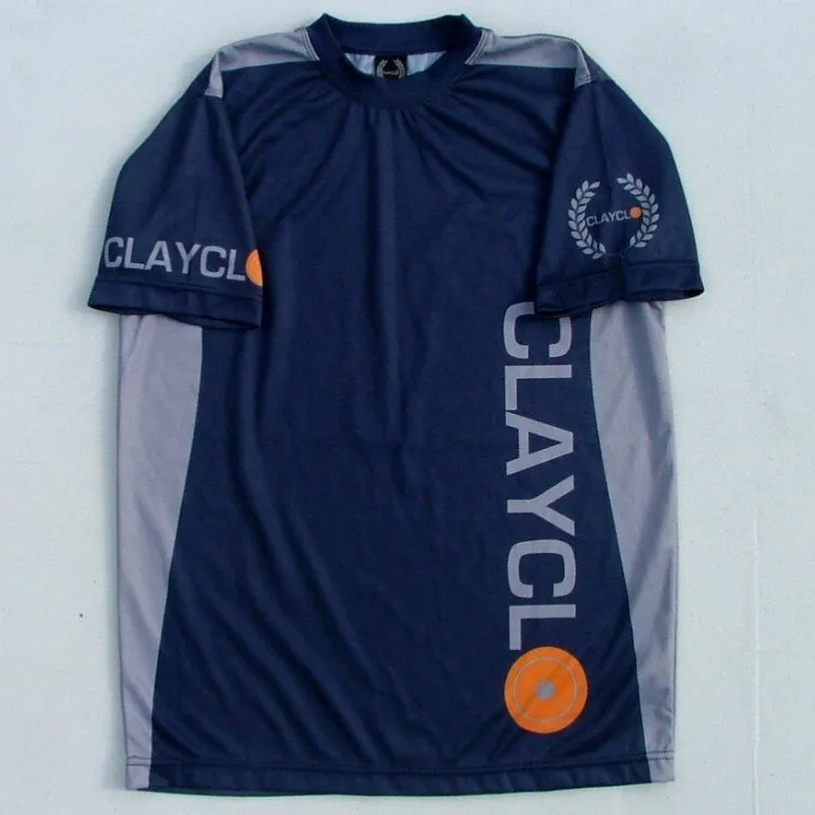 Clayclo Breathe Tec Navy Blue/Silver Medium