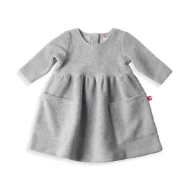 Cozie Fleece Dress - Heather Gray