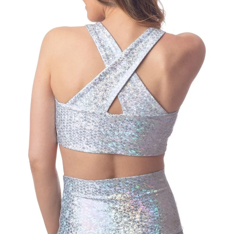 Crystal Mermaid Crop Top