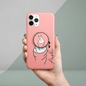 Customized Love Kpop Slim Phone Case Cover Color Pink For Poco